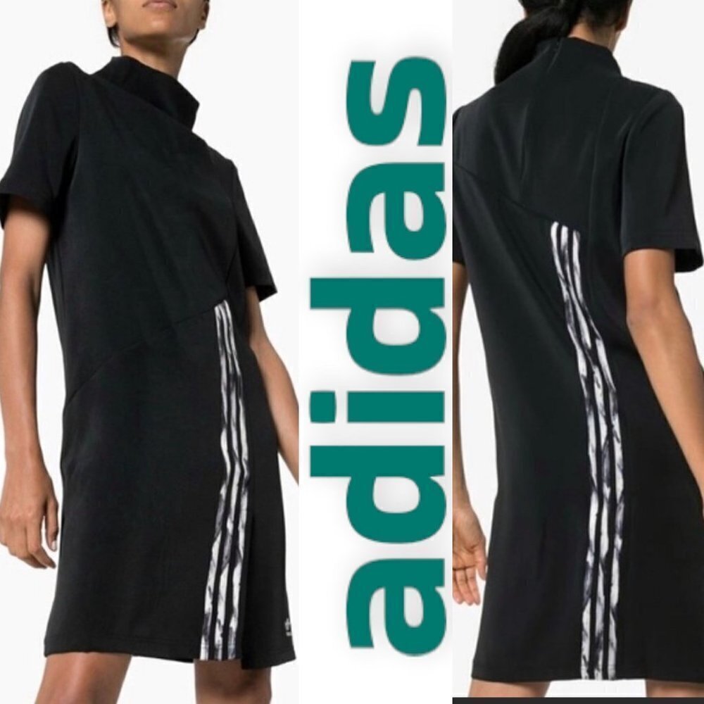 Adidas X Danielle Cathari Sporty Dc Mini Dress In Black, Size Xxs